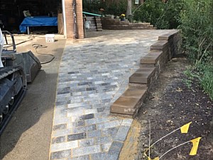 Pittsburgh (Squirrel Hill) Driveway - Wall